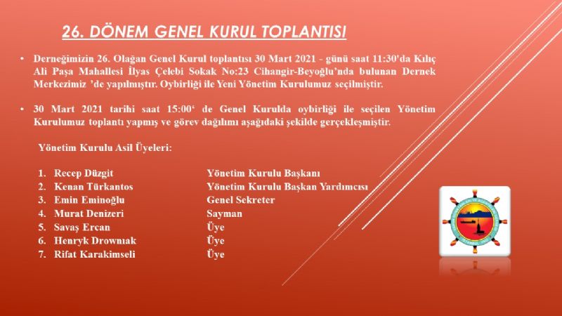 26. Genel Kurul Toplantısı 1